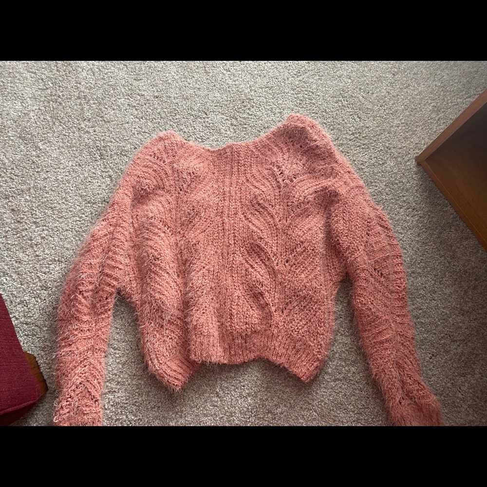 Cute cozy V neck sweater
